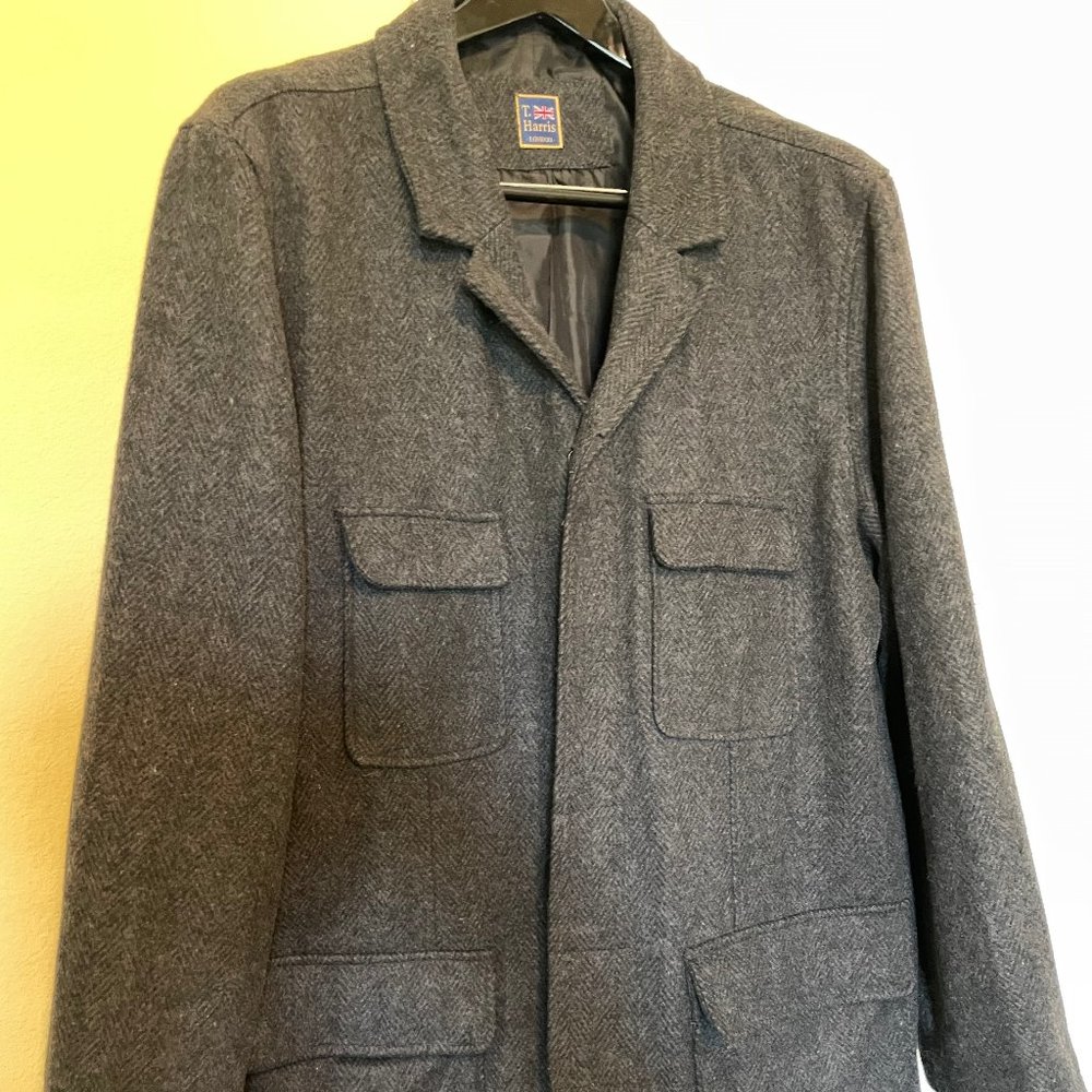Men's XXL Gray T. Harris London Coat
